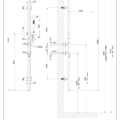 RETTANGOLO SHOWER 23405 rysunek techniczny