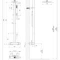 RETTANGOLO SHOWER 23451 rysunek techniczny