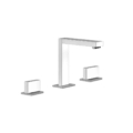Gessi RETTANGOLO T 20402 Bateria umywalkowa trzyotworowa z wylewka o wysokosci 158 mm odplywem 1 1 4 i przylaczem 1 2 wiele kolorow 031 Chrom 149 Finox 299 Czarny XL 706 Czarny Metal PVD 030 Miedź PVD 707 Czarny metal szczotkowany PVD 708 Miedź szczotkowana PVD