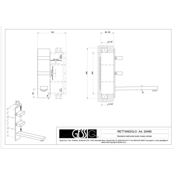 Gessi-RETTANGOLO-T-20497-20488-Bateria-podtynkowa-z-wylewka-wiele-kolorow-rys-techniczny.jpg RETTANGOLO T 20497+20488 rysunek techniczny