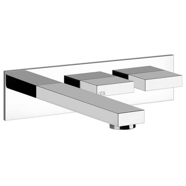 Gessi RETTANGOLO T 20497 20489 Bateria podtynkowa z wylewka wiele kolorow 031 Chrom 149 Finox 299 Czarny XL 706 Czarny Metal PVD 030 Miedź PVD 707 Czarny metal szczotkowany PVD 708 Miedź szczotkowana PVD