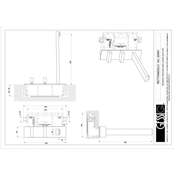 Gessi-RETTANGOLO-T-20497-20494-Bateria-podtynkowa-z-wylewka-wiele-kolorow-rys-techniczny.jpg RETTANGOLO T 20497+20494 rysunek techniczny