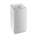 Gessi RETTANGOLO WASHBASINS 37523 Umywalka wolnostojaca z Cristalplant® bialy matowy bez przelewu wiele kolorow 521 Cristalplant