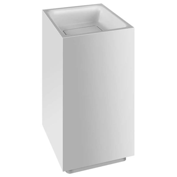 Gessi RETTANGOLO WASHBASINS 37523 Umywalka wolnostojaca z Cristalplant® bialy matowy bez przelewu wiele kolorow 521 Cristalplant