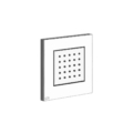 Gessi RETTANGOLO WELLNESS 32987 32984 Dysza boczna podtynkowa QUADRO z regulacja element zewnetrzny wiele kolorow 031 Chrom 149 Finox 299 Czarny XL 706 Czarny Metal PVD 030 Miedź PVD 707 Czarny metal szczotkowany PVD 708 Miedź szczotkowana PVD