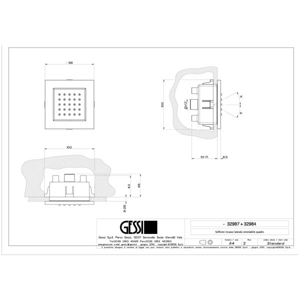 Gessi-RETTANGOLO-WELLNESS-32987-32984-Dysza-boczna-podtynkowa-QUADRO-z-regulacja-element-zewnetrzny-wiele-kolorow-rys-techniczny.jpg RETTANGOLO WELLNESS 32987+32984 rysunek techniczny