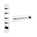 Gessi RETTANGOLO WELLNESS 43107 43028 Bateria termostatyczna podtynkowa 4 obiegowa high capacity przylacza 3 4 wiele kolorow 031 Chrom 149 Finox 299 Czarny XL 706 Czarny Metal PVD 030 Miedź PVD 707 Czarny metal szczotkowany PVD 708 Miedź szczotkowana PVD