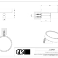 RIFLESSI TRASPARENZE ACCESSORIES 37301 rysunek techniczny