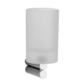 Gessi RIFLESSI TRASPARENZE ACCESSORIES 37307 Kubek z uchwytem sciennym satynowane szklo wiele kolorow 031 Chrom