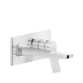 Gessi RILIEVO 13297 59088 Bateria podtynkowa z wylewka wiele kolorow 031 Chrom 149 Finox 279 Biały CN 299 Czarny XL 706 Czarny Metal PVD 030 Miedź PVD 707 Czarny metal szczotkowany PVD 708 Miedź szczotkowana PVD