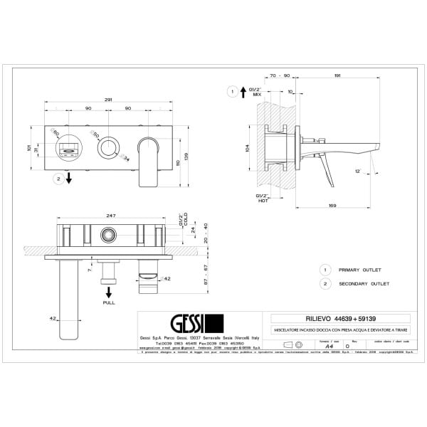 Gessi-RILIEVO-44639-59139-Bateria-prysznicowa-podtynkowa-dwuobiegowa-z-wylewka-i-przelacznikiem-zaworem-przelaczajacym-wiele-kolorow-rys-techniczny.jpg RILIEVO 44639+59139 rysunek techniczny