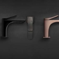 Gessi RILIEVO 59002 Bateria umywalkowa wiele kolorow 031 Chrom 149 Finox 279 Biały CN 299 Czarny XL 706 Czarny Metal PVD 030 Miedź PVD 707 Czarny metal szczotkowany PVD 708 Miedź szczotkowana PVD