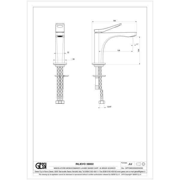Gessi-RILIEVO-59002-Bateria-umywalkowa-wiele-kolorow-rys-techniczny.jpg RILIEVO 59002 rysunek techniczny