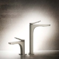 Gessi RILIEVO 59004 Bateria umywalkowa nablatowa z przylaczami 3 8 wiele kolorow 031 Chrom 149 Finox 279 Biały CN 299 Czarny XL 706 Czarny Metal PVD 030 Miedź PVD 707 Czarny metal szczotkowany PVD 708 Miedź szczotkowana PVD