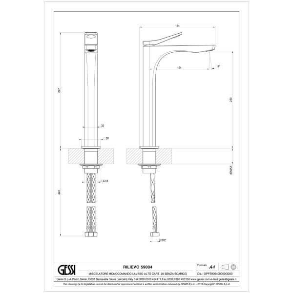 Gessi-RILIEVO-59004-Bateria-umywalkowa-nablatowa-z-przylaczami-3-8-wiele-kolorow-rys-techniczny.jpg RILIEVO 59004 rysunek techniczny
