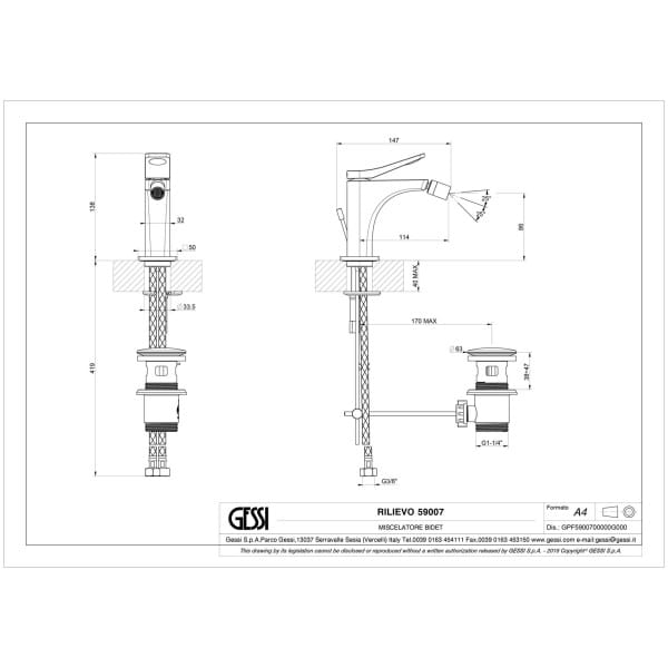 Gessi-RILIEVO-59007-Bateria-bidetowa-z-korkiem-automatycznym-wiele-kolorow-rys-techniczny.jpg RILIEVO 59007 rysunek techniczny
