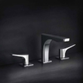 Gessi RILIEVO 59012 Bateria umywalkowa trzyotworowa z wylewka wiele kolorow 031 Chrom 149 Finox 279 Biały CN 299 Czarny XL 706 Czarny Metal PVD 030 Miedź PVD 707 Czarny metal szczotkowany PVD 708 Miedź szczotkowana PVD
