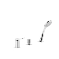 Gessi RILIEVO 59043 Bateria wannowa 3 otworowa z przelacznikiem przylacza 1 2 waz prysznicowy 15 m wyciagana sluchawka prysznicowa wiele kolorow 031 Chrom 149 Finox 279 Biały CN 299 Czarny XL 706 Czarny Metal PVD 030 Miedź PVD 707 Czarny metal szczotkowany PVD 708 Miedź szczotkowana PVD