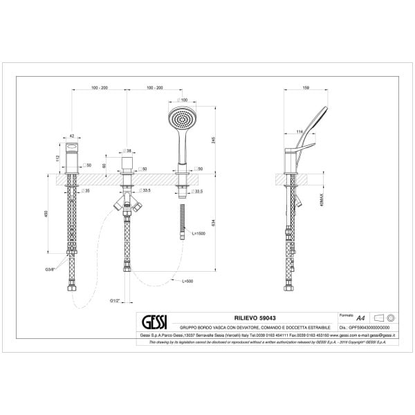 Gessi-RILIEVO-59043-Bateria-wannowa-3-otworowa-z-przelacznikiem-przylacza-1-2-waz-prysznicowy-15-m-wyciagana-sluchawka-prysznicowa-wiele-kolorow-rys-techniczny.jpg RILIEVO 59043 rysunek techniczny