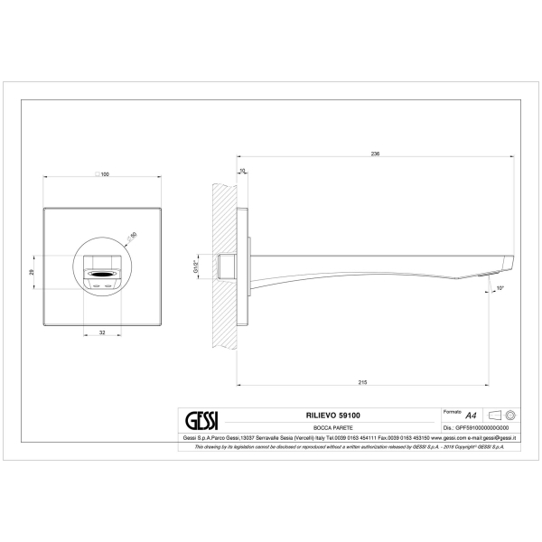 Gessi-RILIEVO-59100-Wylewka-scienna-przylacza-1-2-wiele-kolorow-rys-techniczny.jpg RILIEVO 59100 rysunek techniczny