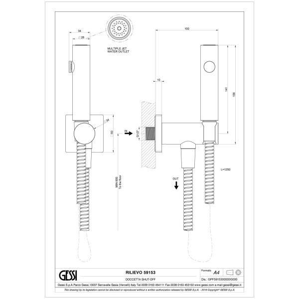 Gessi-RILIEVO-59153-Hydroszczotka-z-przylaczem-1-2-wiele-kolorow-rys-techniczny.jpg RILIEVO 59153 rysunek techniczny