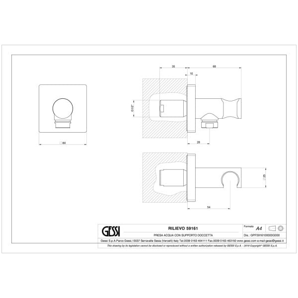 Gessi-RILIEVO-59161-Uchwyt-sluchawki-prysznicowej-z-przylaczem-1-2-wiele-kolorow-rys-techniczny.jpg RILIEVO 59161 rysunek techniczny