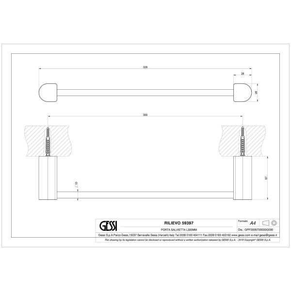 Gessi-RILIEVO-ACCESSORIES-59397-Wieszak-na-reczniki-30-cm-wiele-kolorow-rys-techniczny.jpg RILIEVO ACCESSORIES 59397 rysunek techniczny