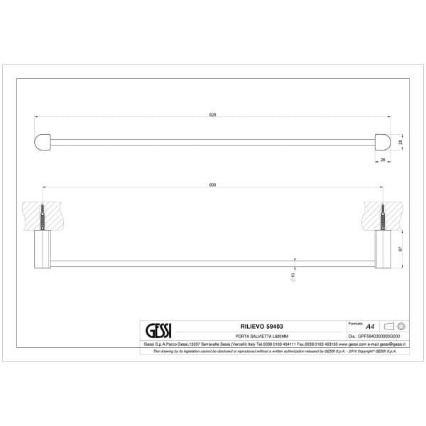 Gessi-RILIEVO-ACCESSORIES-59403-Wieszak-na-reczniki-60-cm-wiele-kolorow-rys-techniczny.jpg RILIEVO ACCESSORIES 59403 rysunek techniczny
