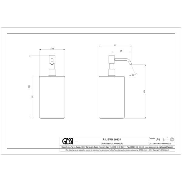 Gessi-RILIEVO-ACCESSORIES-59537-Dozownik-do-mydla-wiele-kolorow-rys-techniczny.jpg RILIEVO ACCESSORIES 59537 rysunek techniczny