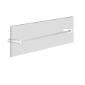 Gessi RILIEVO ACCESSORIES 59564 Wieszak na reczniki 45 cm do mocowania na szkle wiele kolorow 031 Chrom 149 Finox 279 Biały CN 299 Czarny XL 706 Czarny Metal PVD 030 Miedź PVD 707 Czarny metal szczotkowany PVD 708 Miedź szczotkowana PVD
