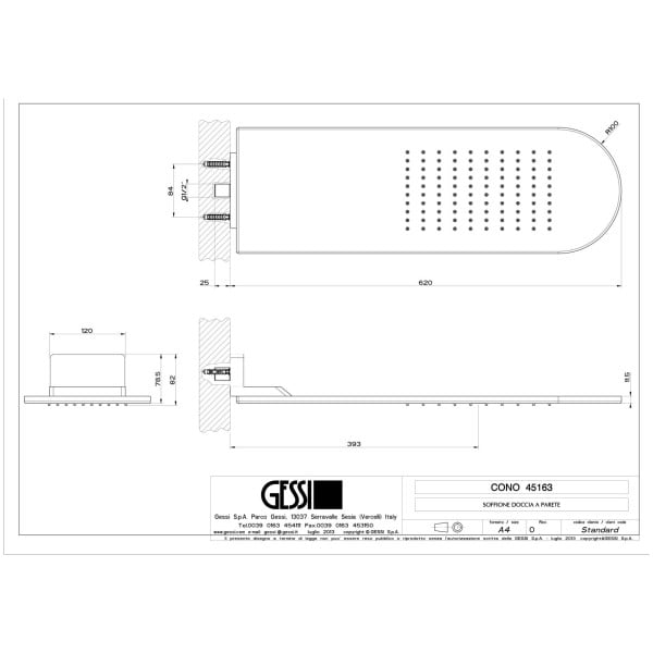 Gessi-SHOWER316-45163-Deszczownica-scienna-wiele-kolorow-rys-techniczny.jpg SHOWER316 45163 rysunek techniczny