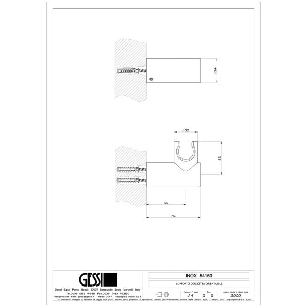 Gessi-SHOWER316-54160-Uchwyt-sluchawki-prysznicowej-z-regulacja-wiele-kolorow-rys-techniczny.jpg SHOWER316 54160 rysunek techniczny