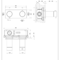 SHOWER316 54169+54032 rysunek techniczny