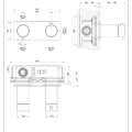 SHOWER316 54169+54034 rysunek techniczny