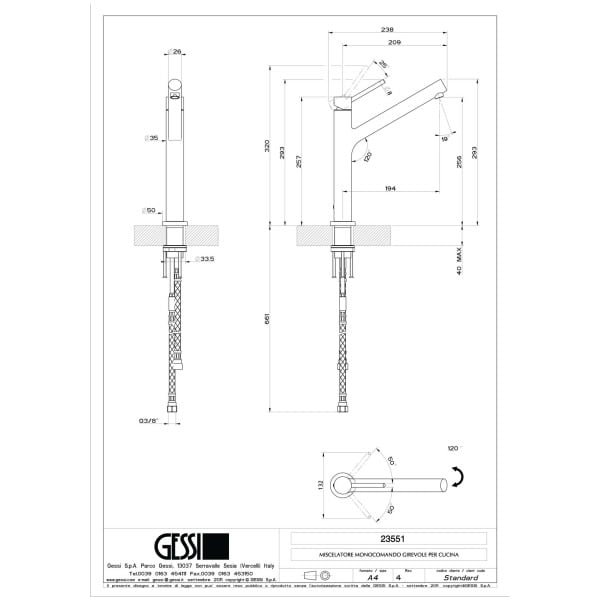 Gessi-THALIUM-23551-Bateria-kuchenna-jednouchwytowa-wiele-kolorow-rys-techniczny.jpg THALIUM 23551 rysunek techniczny