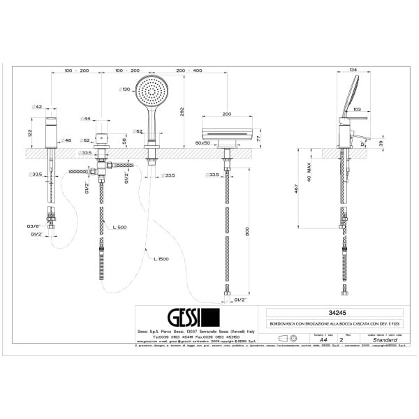 Gessi-TRASPARENZE-34245-Bateria-wannowa-4-otworowa-z-wylewka-kaskadowa-przelacznikiem-wezem-prysznicowym-15m-wyciagana-sluchawka-prysznicowa-antilimes-wiele-kolorow-rys-techniczny.jpg TRASPARENZE 34245 rysunek techniczny