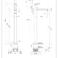 TRASPARENZE 46189+24963 rysunek techniczny
