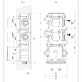 WELLNESS BUILTIN PARTS 43103 rysunek techniczny