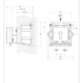 WELLNESS BUILTIN PARTS 43281 rysunek techniczny
