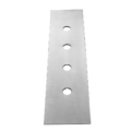Gessi316 BATH316 54595 Maskownica czterootworowa do baterii podtynkowej wiele kolorow 239 Stal szczotkowana 707 Czarny metal szczotkowany PVD 708 Miedź szczotkowana PVD 726 Ciepła stal PVD