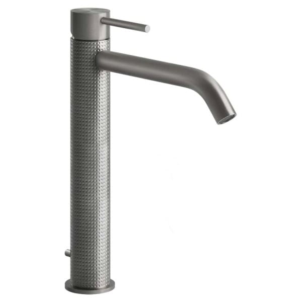 Gessi316 CESELLO 54403 Bateria umywalkowa nablatowa z korkiem automatycznym wiele kolorow 239 Stal szczotkowana 707 Czarny metal szczotkowany PVD 708 Miedź szczotkowana PVD 726 Ciepła stal PVD