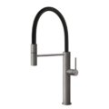 Gessi316 GESSI316 KITCHEN 60010 Bateria kuchenna z obrotowa wylewka z pojedynczym trybem strumienia wody wiele kolorow 239 Stal szczotkowana 707 Czarny metal szczotkowany PVD 708 Miedź szczotkowana PVD 726 Ciepła stal PVD