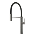 Gessi316 GESSI316 KITCHEN 60012 Bateria kuchenna z obrotowa wylewka z pojedynczym trybem strumienia wody wiele kolorow 239 Stal szczotkowana 707 Czarny metal szczotkowany PVD 708 Miedź szczotkowana PVD 726 Ciepła stal PVD