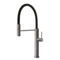 Gessi316 GESSI316 KITCHEN 60014 Bateria kuchenna z obrotowa wylewka z pojedynczym trybem strumienia wody wiele kolorow 239 Stal szczotkowana 707 Czarny metal szczotkowany PVD 708 Miedź szczotkowana PVD 726 Ciepła stal PVD