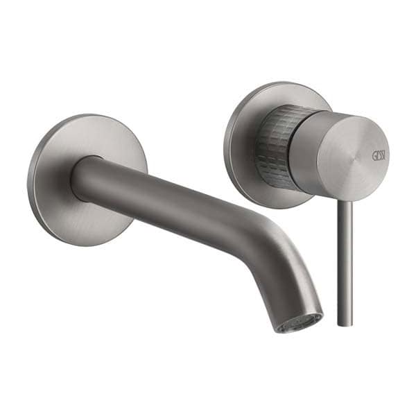 Gessi316 MECCANICA 54197 54283 Bateria podtynkowa z wylewka wiele kolorow 239 Stal szczotkowana 707 Czarny metal szczotkowany PVD 708 Miedź szczotkowana PVD 726 Ciepła stal PVD