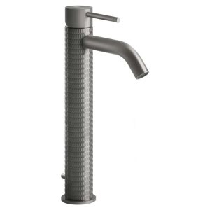 Gessi316 MECCANICA 54204 Bateria umywalkowa nablatowa z korkiem automatycznym wiele kolorow 239 Stal szczotkowana 707 Czarny metal szczotkowany PVD 708 Miedź szczotkowana PVD 726 Ciepła stal PVD