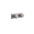 Gessi316 SHOWER316 54169 54032 Bateria termostatyczna z przylaczami 1 2 filtrami i przelacznikiem jednoobiegowym 1 2 z glowica ceramiczna wiele kolorow 239 Stal szczotkowana 707 Czarny metal szczotkowany PVD 708 Miedź szczotkowana PVD 726 Ciepła stal PVD