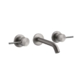 Gessi316 TRAME 45089 54392 Bateria umywalkowa podtynkowa trzyotworowa z wylewka wiele kolorow 239 Stal szczotkowana 707 Czarny metal szczotkowany PVD 708 Miedź szczotkowana PVD 726 Ciepła stal PVD