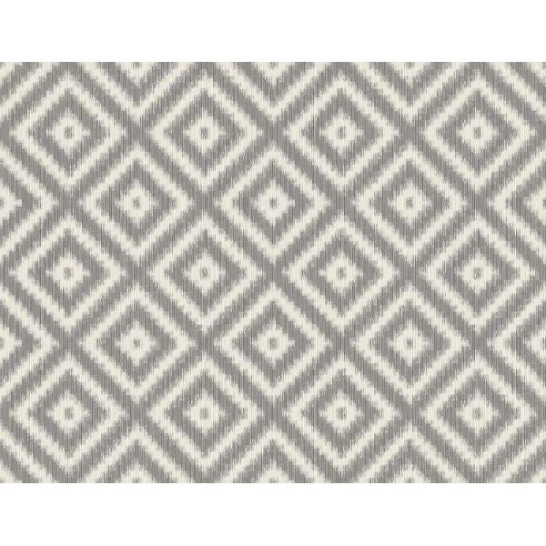 Wallquest Barclay Butera WBP10800 Tapeta romby wzór geometryczny szary ciemnoszary biały prążki 1 Wallquest Barclay Butera WBP10800 Tapeta romby wzór geometryczny szary ciemnoszary biały prążki tapeta o szerokości 68,58 cm i długości 8 m tekstylna