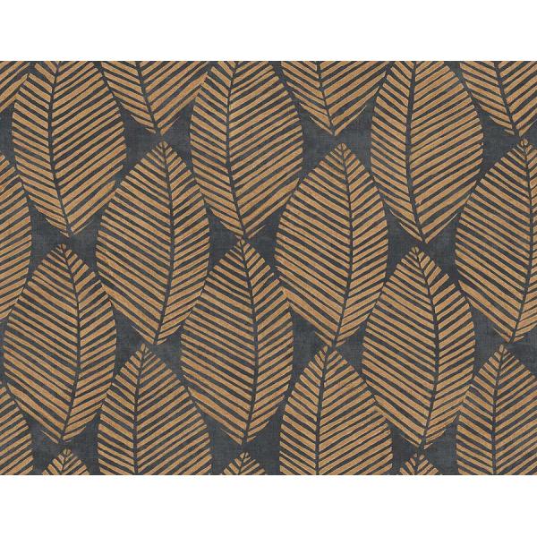 Wallquest Maya EH71706 Tapeta liście czarny grafitowy brązowy 1 Wallquest Maya EH71706 Tapeta liście czarny grafitowy brązowy tapeta o szerokości 68,58 cm i długości 8 m akrylowa
